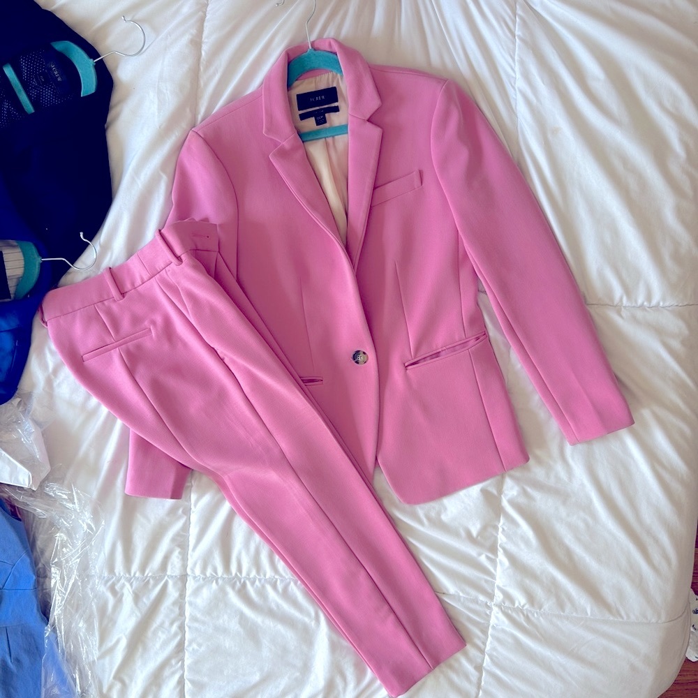 Pink suit from J. Crew 🌸🌸🌸